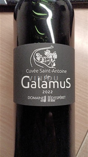 Linguadoca e Rossiglione Côtes catalanes Domaine L'Espéret Saint-Antoine de Galamus 2022