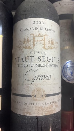 Bordeaux Graves Clos Toumilon Peytejat Viaut Segues 2008