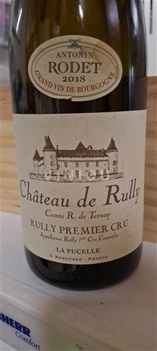 Burgund Rully Premier Cru Château Rully La Pucelle 2018