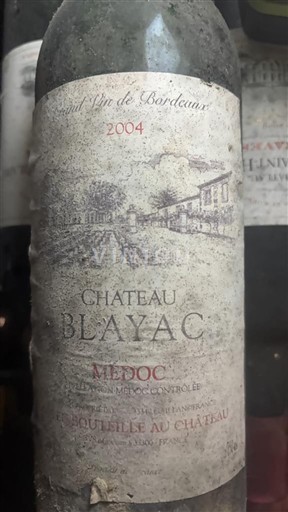 Bordeaux Médoc Château Blayac 2004