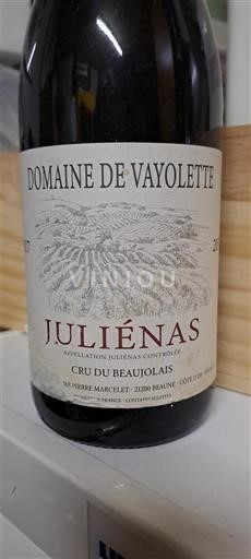 Beaujolais Juliénas Domaine Vayolette 2017