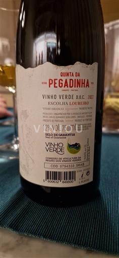 Portugal Vinho verde Quinta da Pegadinha Escolha Loureiro 2022