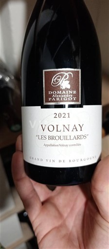Burgundija Volnay Domaine Alexandre Parigot Les Brouillards 2021