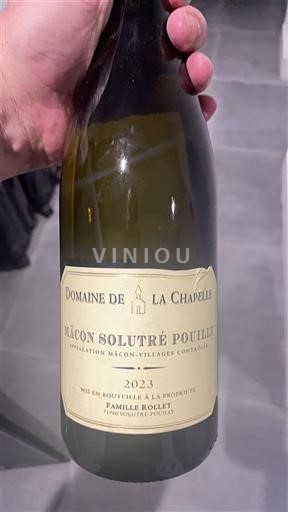 Burgundija Mâcon in Mâcon-villages Domaine La Chapelle 2023