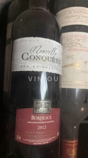 Bordeaux Nouvelle Conquête 2012