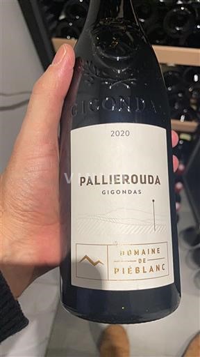 Rona dolina Gigondas Domaine Pieblanc Pallierouda 2020