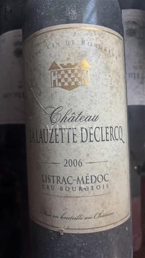 Burdeos Listrac-Médoc Cru Bourgeois Château Lauzette Declercq 2006