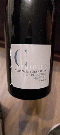 Roussillon Collioure Clos Saint Sebastien Inspiration Céleste 2016