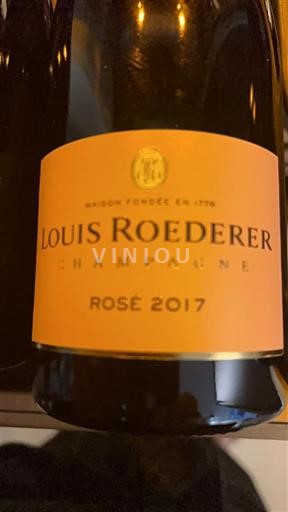 Champagne Champagner Louis Roederer Rosé 2017