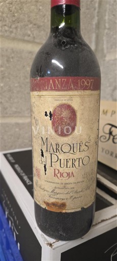 La Rioja Rioja Marqués de Puerto Crianza 1997