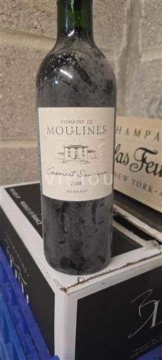 Linguadoca e Rossiglione Paese d'Oc Domaine Moulines Cabernet Sauvignon 2008