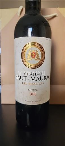Bordeaux Médoc Cru Bourgeois Château Haut-Maurac 2015