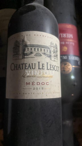 Bordeaux Médoc Château Le Lescot Spéciale 2015