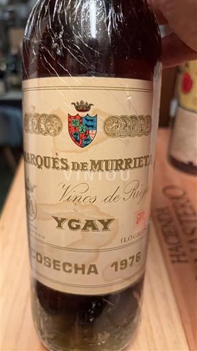 La Rioja Rioja Marqués de Murrieta Ygay 1976