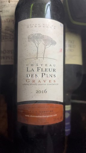 Bordeaux Graves Château La Fleur des Pins 2016