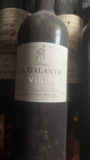 Burdeos Bordeaux Château La Galante 2016