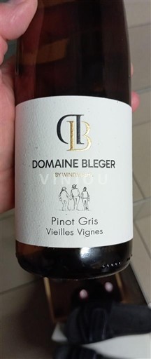 Alsacia Domaine Bleger Pinot Gris Vieilles Vignes 2024