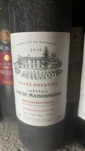 Bordeaux Montagne-saint-émilion Château Lys de Maisonneuve Prestige 2019