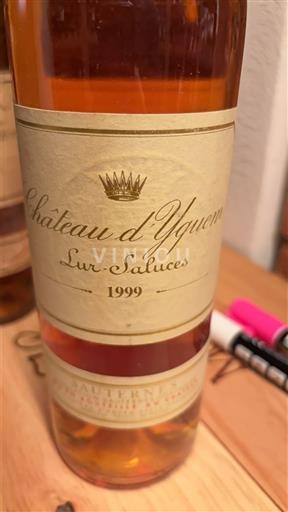 Bordeaux Sauternes Premier Cru Supérieur Château Yquem 1999