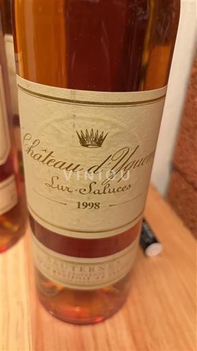 Bordeaux Sauternes Premier Cru Supérieur Château Yquem 1998