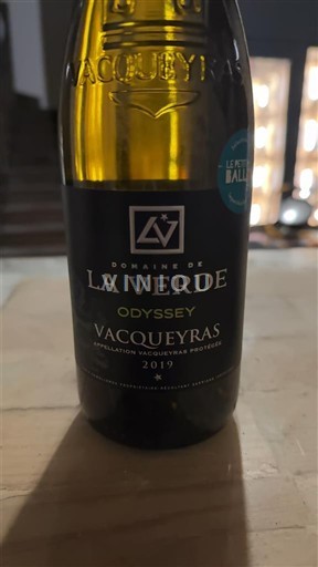 Rhônen laakso Vacqueyras Domaine La Verde Odyssey 2019