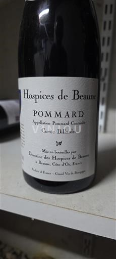 Burgundi Pommard Grand Cru Hospices de Beaune Billardet 2010