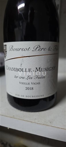 Burgund Chambolle-Musigny Premier Cru Boursot Père & Fils Vieille Vigne 2018
