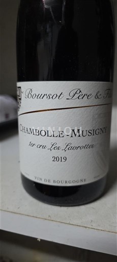 Burgund Chambolle-Musigny Premier Cru Boursot Père & Fils 1er cru Les Lavrottes 2019