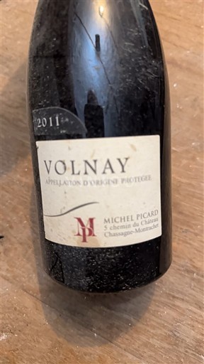 Burgundija Volnay Michel Picard 2011