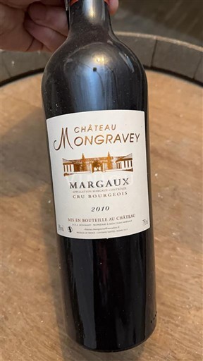 Bordeaux Margaux Château Mongravey 2010