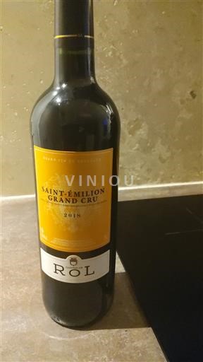 Bordeaux Saint-Émilion Grand Cru ROL 2018