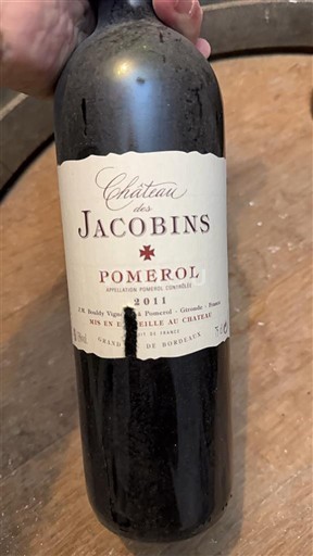 Bordeaux Pomerol Château S Jacobins 2011