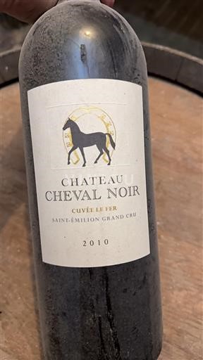Bordeaux Saint-Émilion Grand Cru Cheval Noir Le Fer 2010