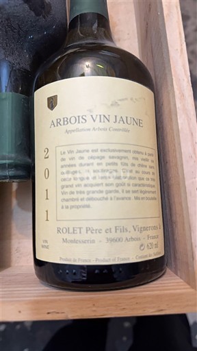 Jura Arbois Domaine Rolet Père et Fils 2011