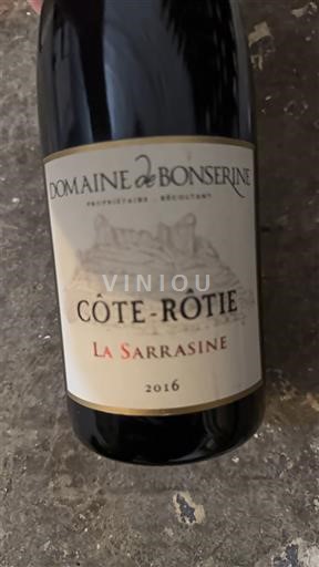 Rhône Valley Côte-Rôtie Domaine Bonserine La Sarrasine 2016