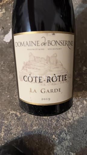Rhône Valley Côte-Rôtie Domaine Bonserine La Garde 2019