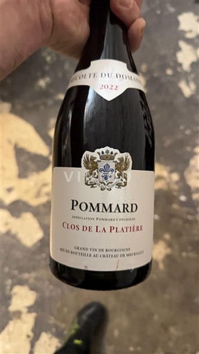 Burgundi Pommard Château Meursault Clos de la Platière 2022
