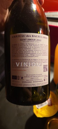 Beaujolais Thánh Tình Yêu Château S Bachelards 2022