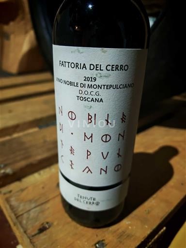 Toscana Vino Nobile di Montepulciano Fattoria del Cerro 2019