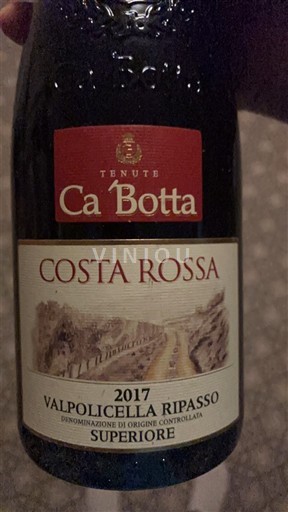 Vêneto Não especificado Ca' Botta Costa Rossa 2017