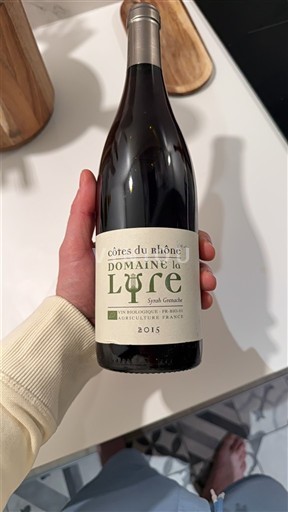 Rhônedalen Côtes du Rhône Domaine La Lyre 2015