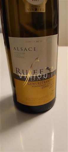 Alsacia Ruff Daniel Vendanges Tardives 2022