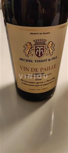 Jura Arbois Michel Tissot & Fils Vin de Paille 2014