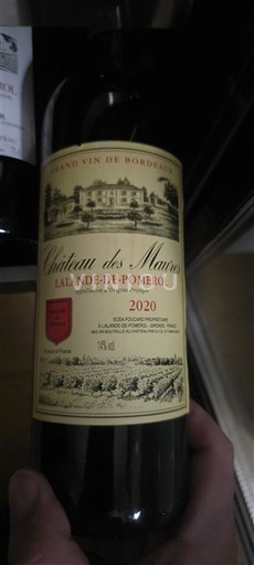 Burdeos Lalande-de-Pomerol Château S Moines 2020