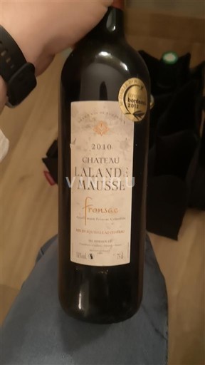 Burdeos Lalande-de-Pomerol Château Lalande Maussé 2010