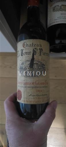 Bordeaux Saint-Émilion Grand Cru Château La Tour St Pierre 1970