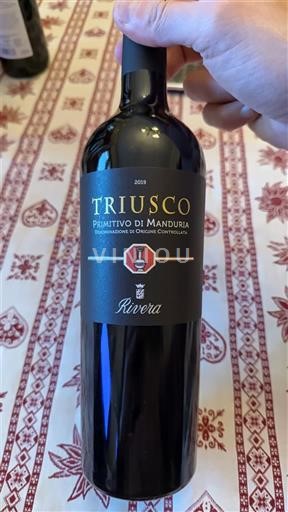 Puglia Primitivo di Manduria Rivera Triusco 2019