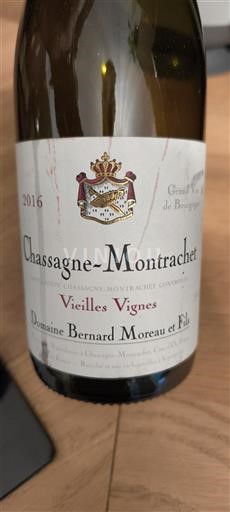 Borgoña Chassagne-Montrachet Domaine Bernard Moreau et Fils Vielles Vignes 2016