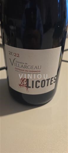 Valle della Loira Coteaux-du-giennois Domaine Villargeau Licotes 2022