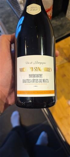 Wines Rouge sec Mouillard Symphorien 2022 France Burgundy Hautes Côtes de Nuits AOC